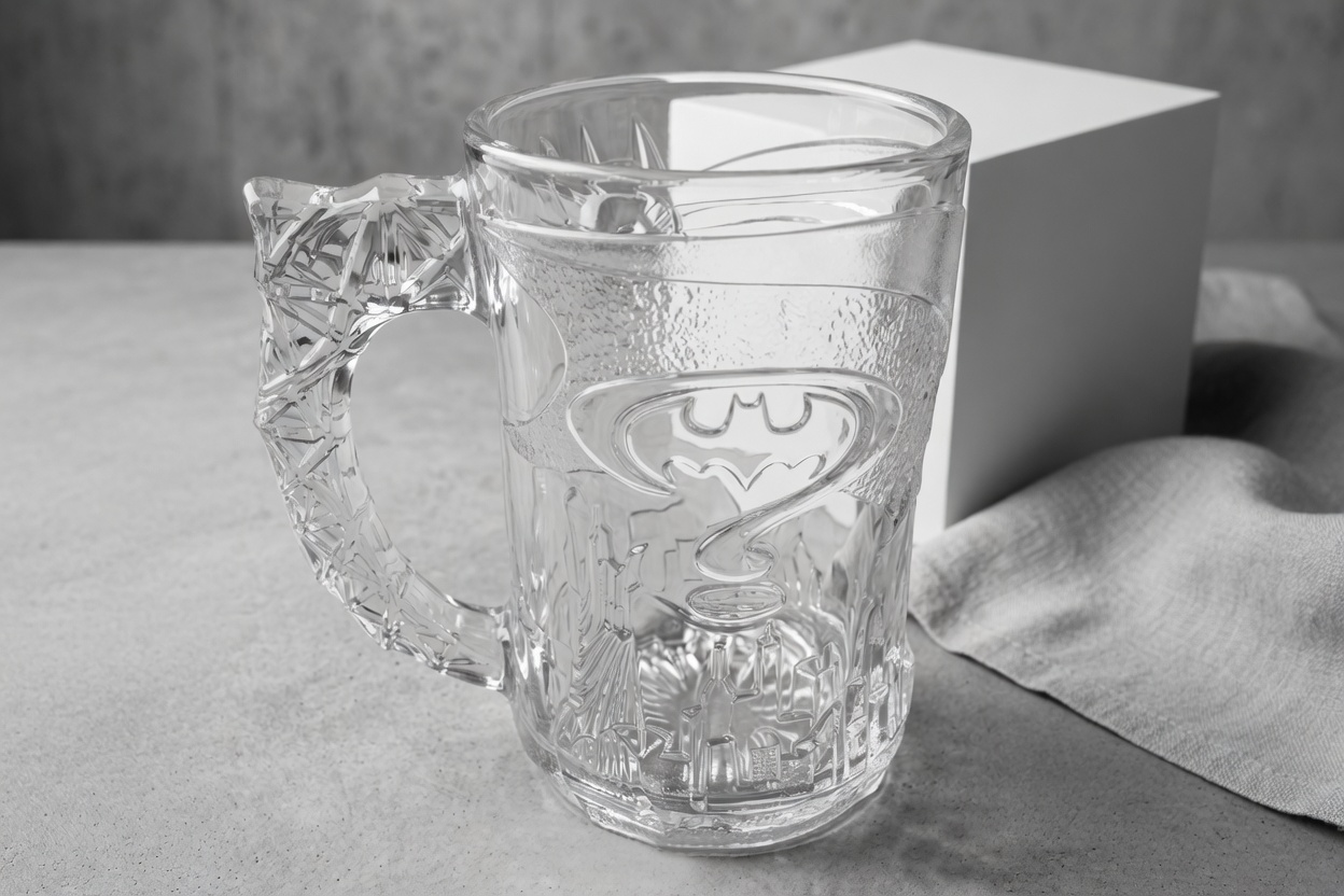 1995 McDonald's Batman Forever glass mug